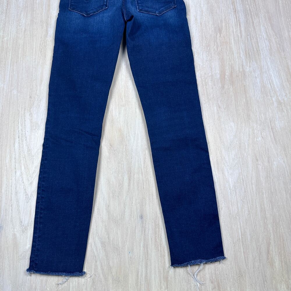Hudson Nico Super Skinny Mid Rise Blue Dark Wash Casual Denim Jeans Women's 26 - Picture 8 of 16